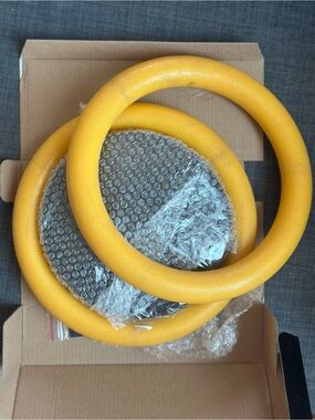 Emerge Wooden Gymnastic Rings w/ Adjustable Straps - New in Box